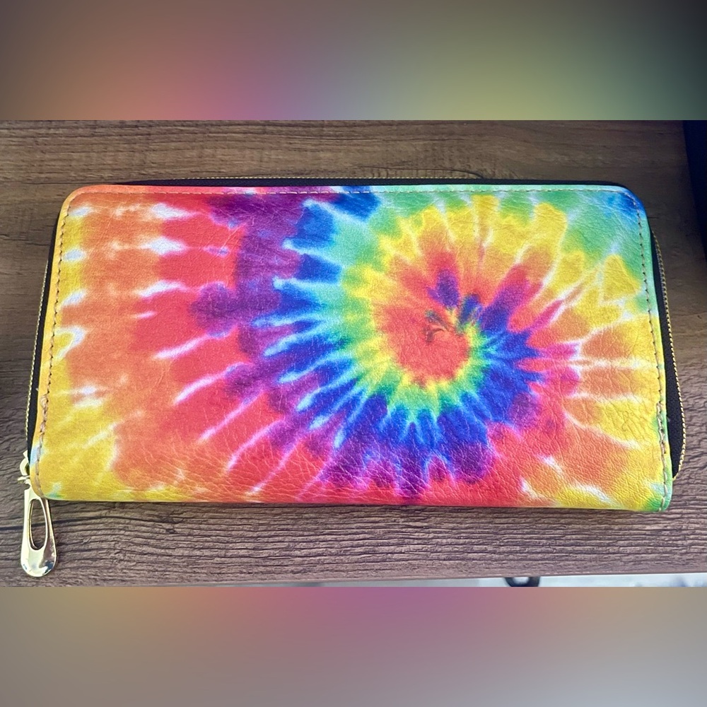 Colorful Tie-Dye Wallet